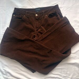 The Limited Drew Fit Brown Corduroy Pants